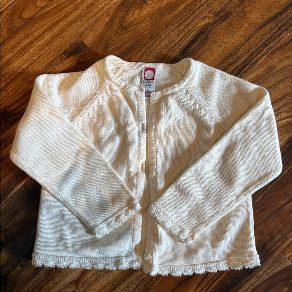 Gymboree Cream Button-Up Sweater
